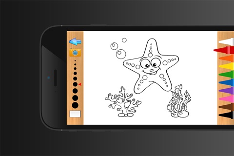 Sea Animals Kids Coloring Book - Educational Learning Games For Kids And Toddler screenshot 4