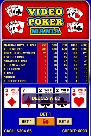 Video Poker Mania - FREE Classic Vegas Video Games screenshot 3