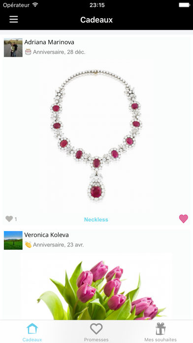 Screenshot #1 pour Promesse Cadeau