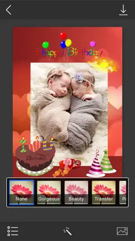 Game screenshot Birthday Greeting Cards - Instant Frame Maker & Photo Editor hack