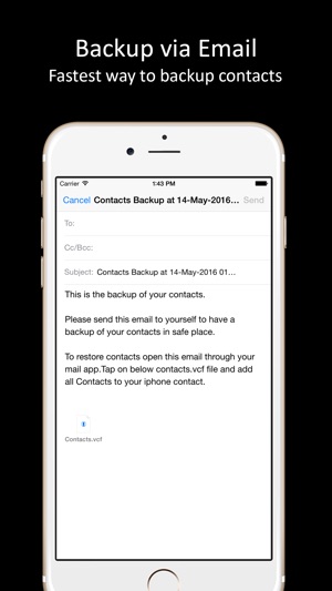 Contacts Backup - One tap to backup and easy restore your co(圖2)-速報App