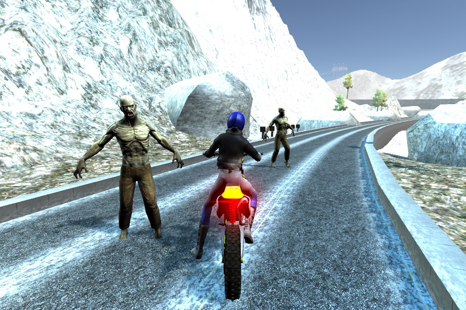Moto X Zombies 3D - Adrenaline Motorcross Mountain Bike Challenge screenshot 2