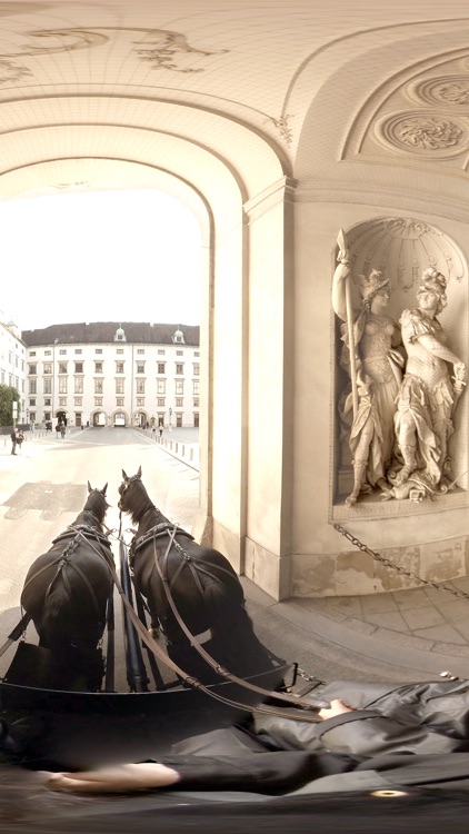 VR Virtual Reality Through Vienna in a Horse-Drawn Carriage - Fiaker Part 2 screenshot-3