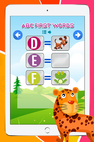 ABC First Words Puzzles for Toddlers and Kids screenshot 3