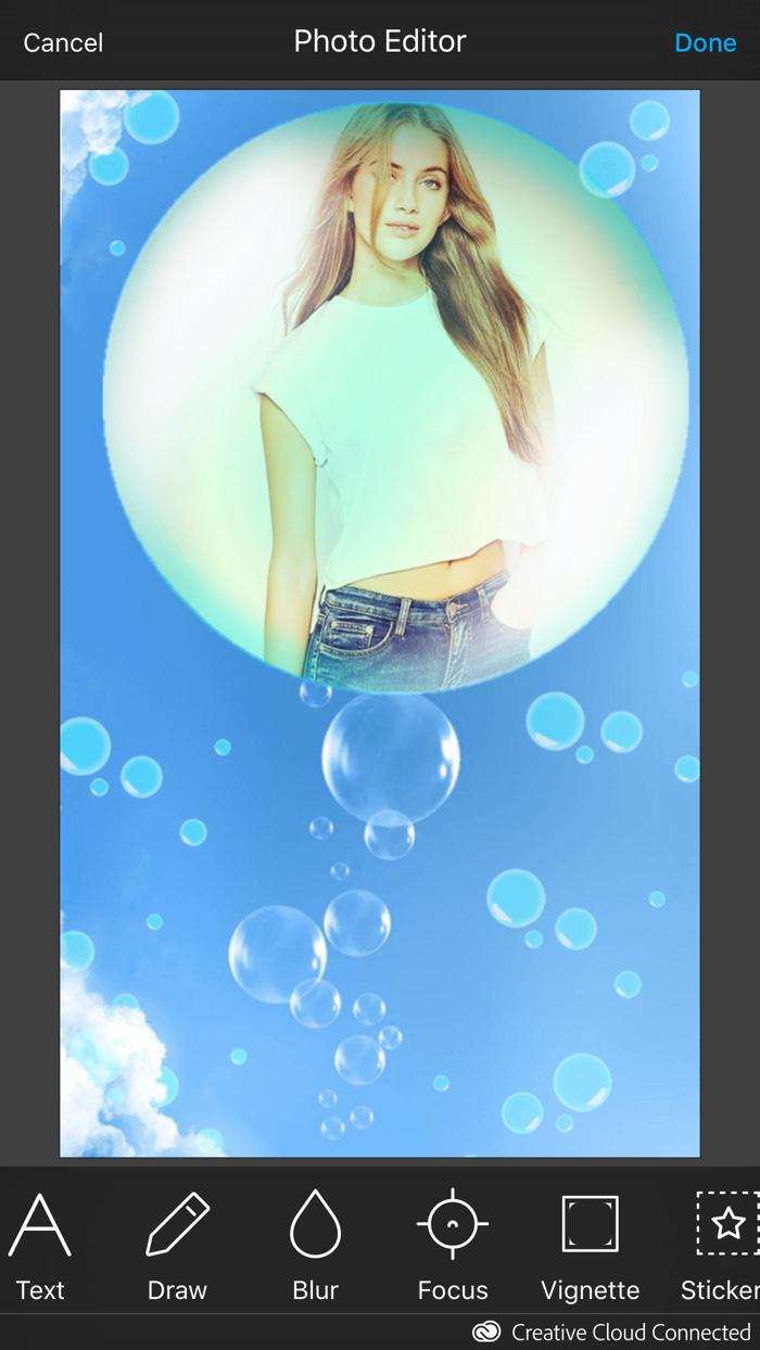 Bubble Photo Frame