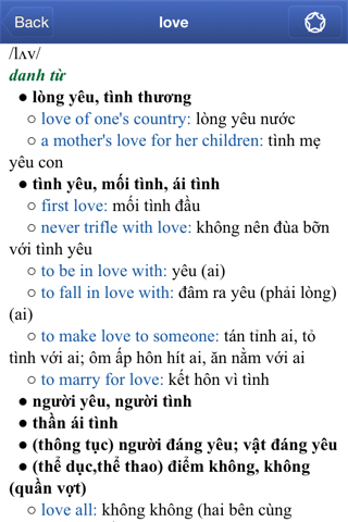 Fast English Vietnamese Dictionary screenshot 2