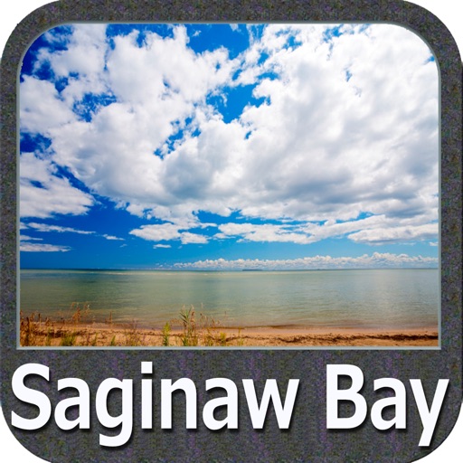 Saginaw Bay Michigan GPS chart Navigator icon