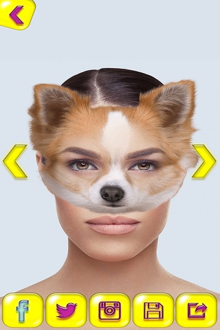 Puppy Face! - Funny Animal Head Stickers Photo Montage free screenshot 4