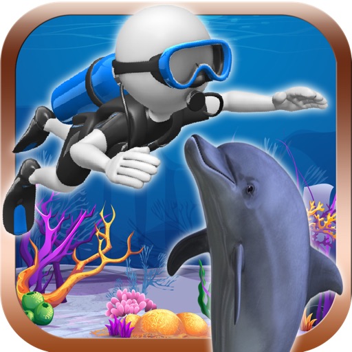 Scuba Hero - Rescues trapped Dolphins icon