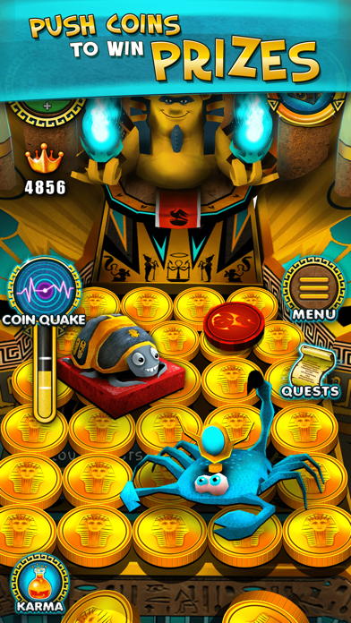 How to cancel & delete Pharaoh's Party: Coin Pusher from iphone & ipad 1