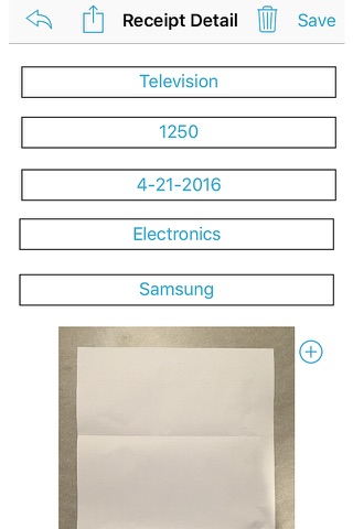 Receipt Organiser - take photos and track spending screenshot 4