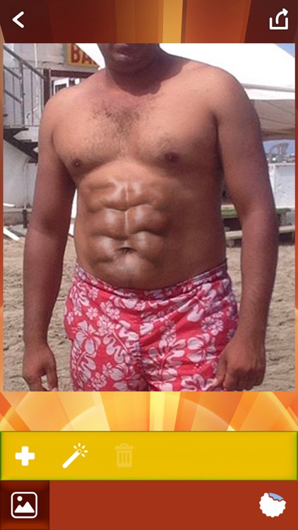Six Pack Maker – Add Muscles to Your Belly With Free Photo Studio Editor with Abs Stickers