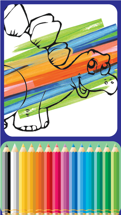 How to cancel & delete Dinosaurs Village coloring page for boys Eighth Edition from iphone & ipad 1