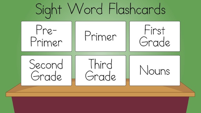 Sight Word Flashcards by Dezol