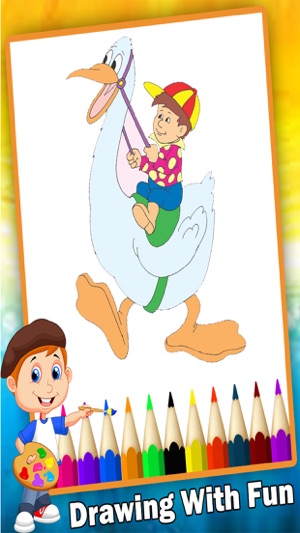 Cartoon Coloring Book - Free Coloring Book For Kids(圖3)-速報App