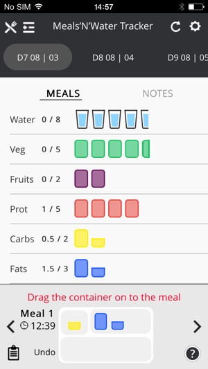 Meals’N’Water Tracker Free - Incredible aide for the 21 Day (圖3)-速報App