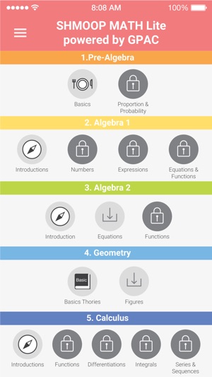 Shmoop Math Lite powered by GPAC