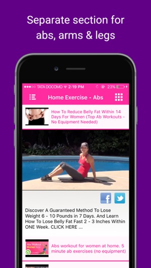Simple Home Health Exercises: Easy fitness workout(圖3)-速報App