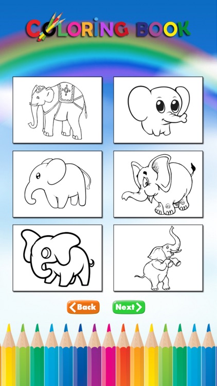 elephant coloring book for kids : learn to paint elephants and mammoth