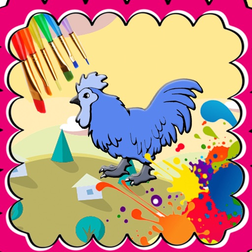 Color For Kid Cast Chicken Edition Edition iOS App