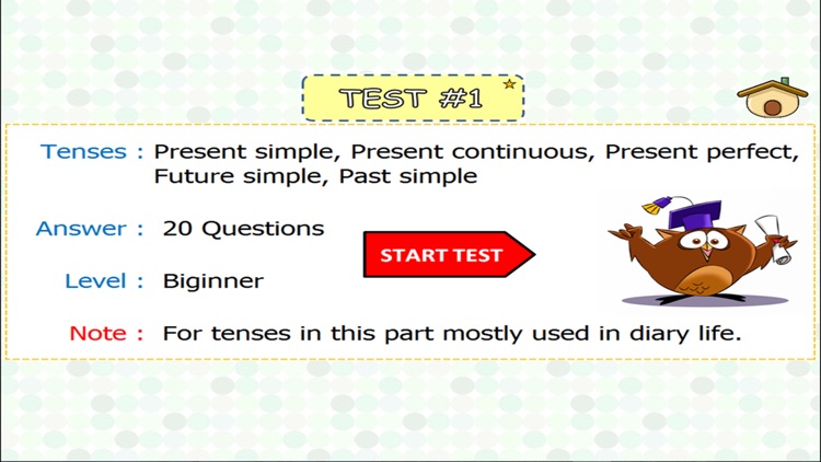 Tenses workout English grammar checker test in use screenshot-3