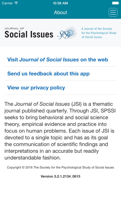 Journal of Social Issues