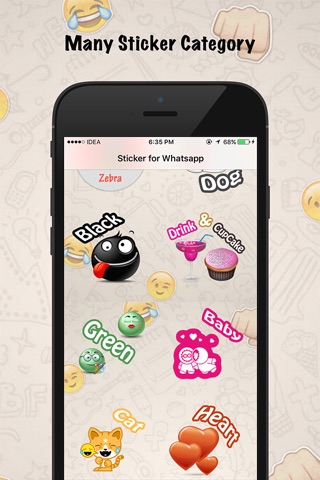 Stickers For WhatsApp,WeChat screenshot 3