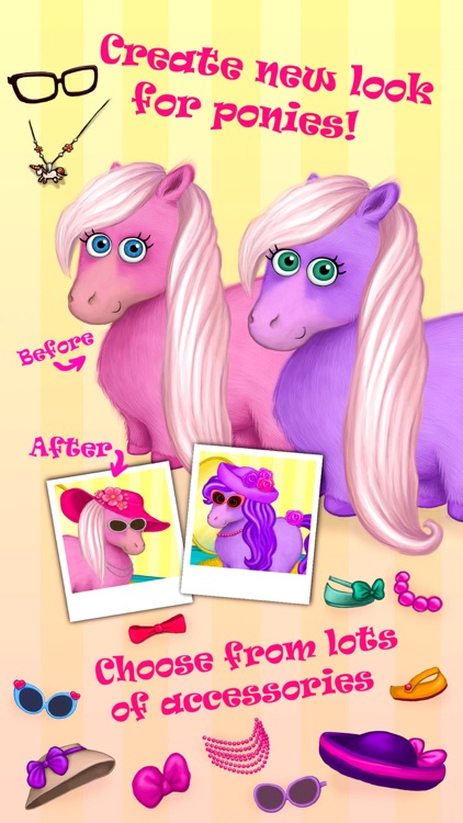 Pony Sisters in Hair Salon - Horse Hairstyle Makeover Magic screenshot-0