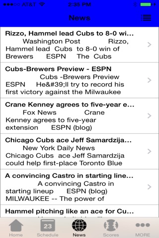 Chicago Baseball - a Cubs News App screenshot 3