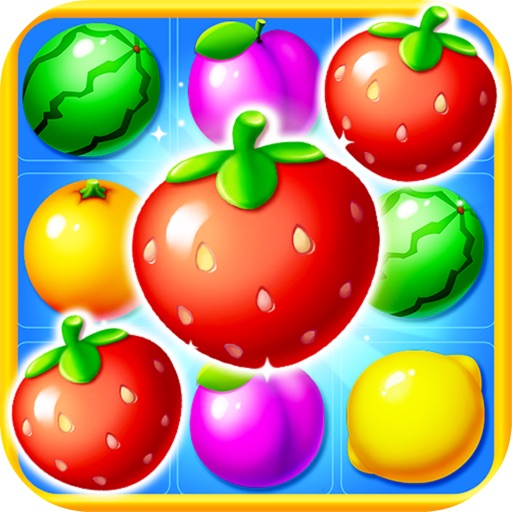 Garden Fruits Juicy Match3 Icon