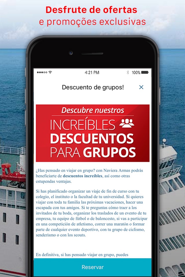 NAVIERA ARMAS: reserva ferries screenshot 3