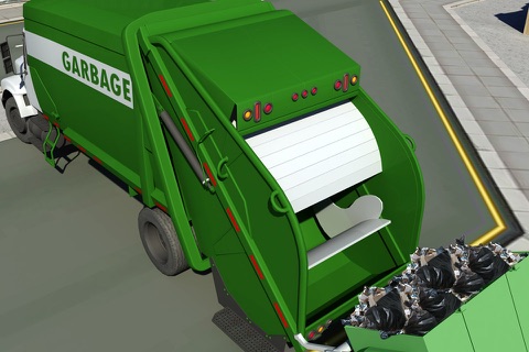 City Garbage truck Driver 3d simulator screenshot 3