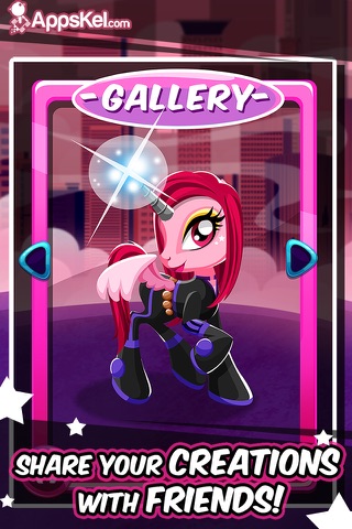 Superhero Pony Descendants Creator – Dress Up Games for Kids Free screenshot 3