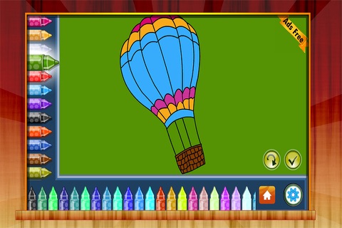 Coloring Book Airplanes screenshot 2