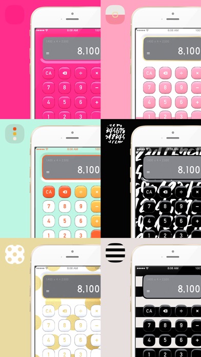 Rili Cal かわいい着せ替え電卓 Iphoneアプリ Applion