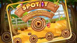 Game screenshot Spot it! Back to School 1 mod apk