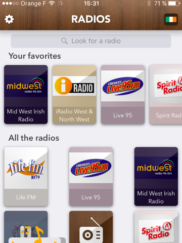 Irish Radio Éireann access all Radios Ireland - náhled