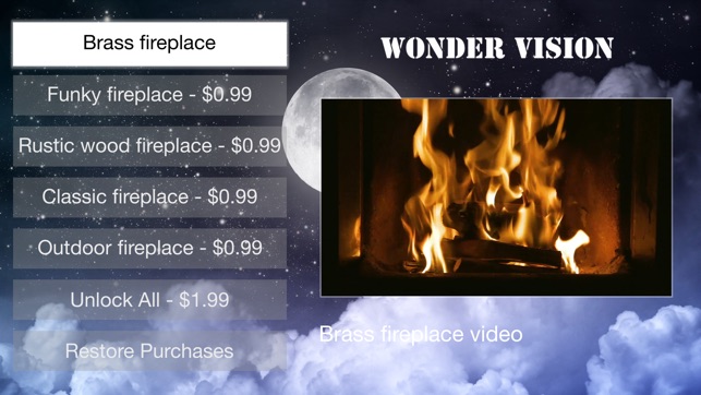 Wonder Fireplace - Video Wallpaper of Re