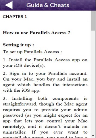 App Guide for Parallels Access screenshot 2