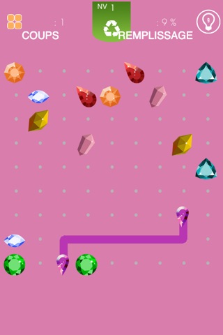 Connect The Jewels Pro - new mind teasing puzzle game screenshot 2