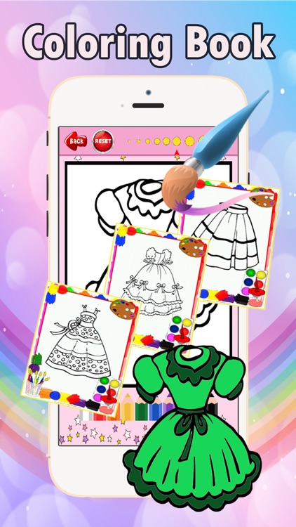 Girl Dress Up Coloring Book: fun with these coloring pages games free for kids