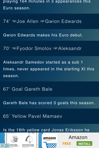 Statbunker football live stats screenshot 3