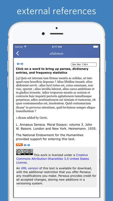 Latin Dictionary - Lewis and Short Screenshot 4