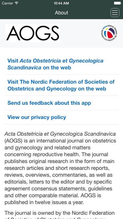 Acta Obstetricia et Gynecologica Scandinavica