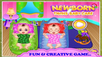 How to cancel & delete Newborn Twins Baby Care - Kids Games for Girls from iphone & ipad 1