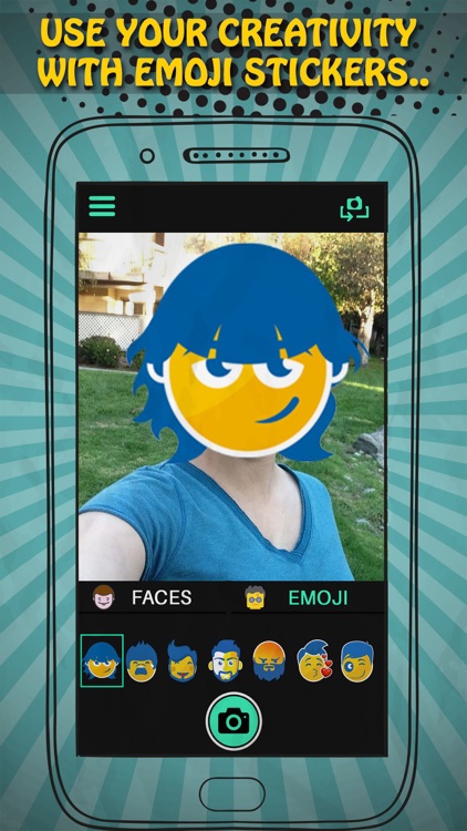 Real Time Face Swap Cam - Selfie With Mask And Emoji Stickers