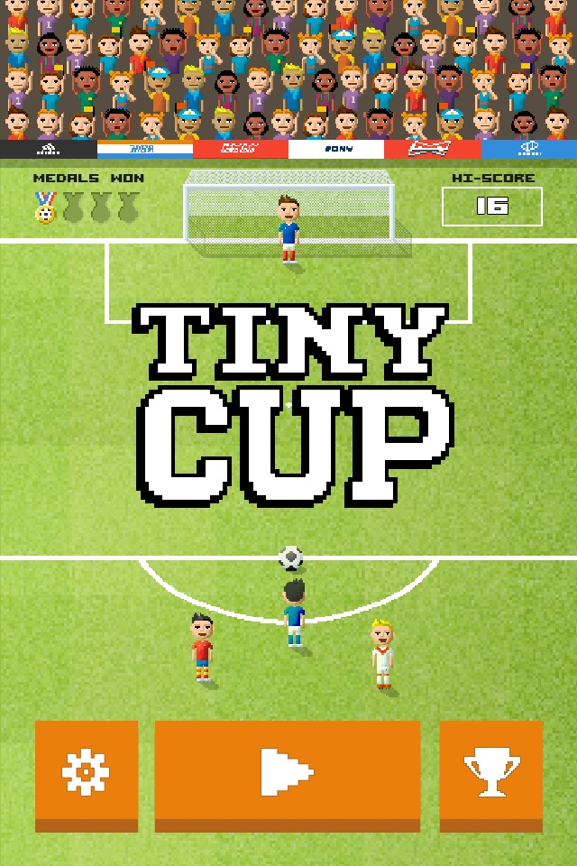 Pixel FreeKick - Soccer Tiny Cup screenshot 3