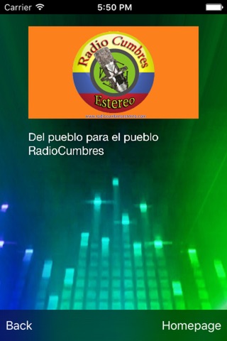 RadioCumbres screenshot 3
