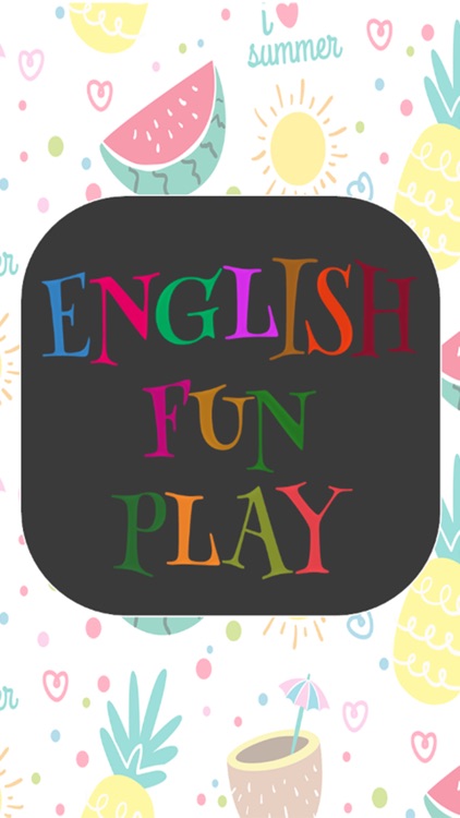 English Fun Play HD - First learning game for kid