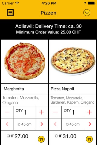 Piratino Pizza Zürich screenshot 2